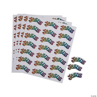 CarsonDellosa® Dazzle Jesus Sticker Sheets Oriental Trading