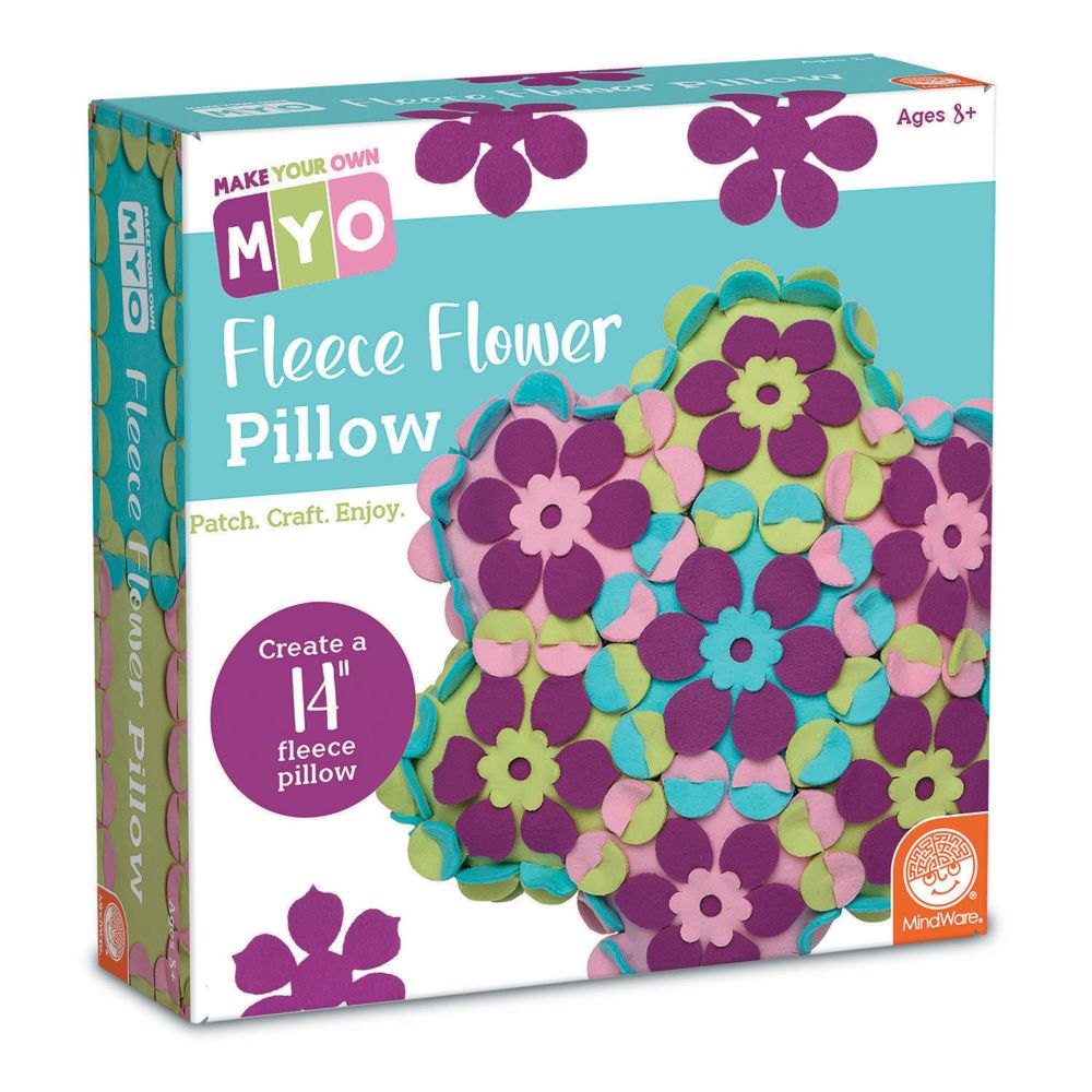 Make Your Own Fleece Flower Pillow