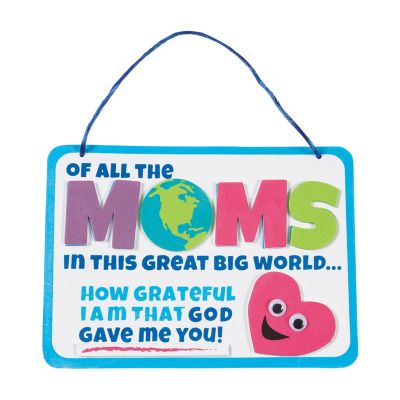 Religious Mother's Day sign craft supplies 