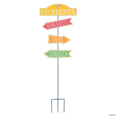 Fiesta Directional Yard Sign | Oriental Trading