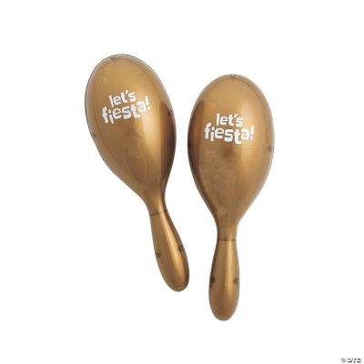 Metallic Gold Maracas Oriental Trading