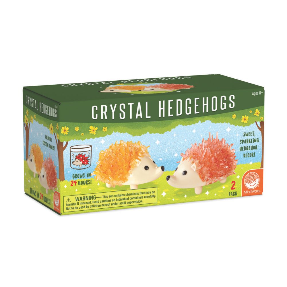 Crystal Hedgehog Warm Colors Set Of 2 Kit From MindWare