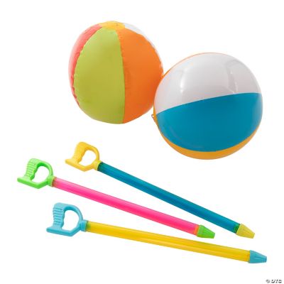 Beach Ball Blaster Racing Game Oriental Trading