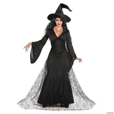 Womens Black Mist Witch Costume Mediumlarge Oriental Trading