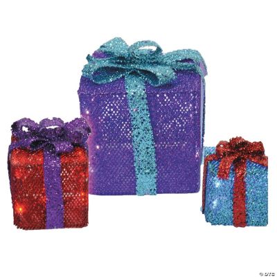 Light-Up Christmas Gift Boxes