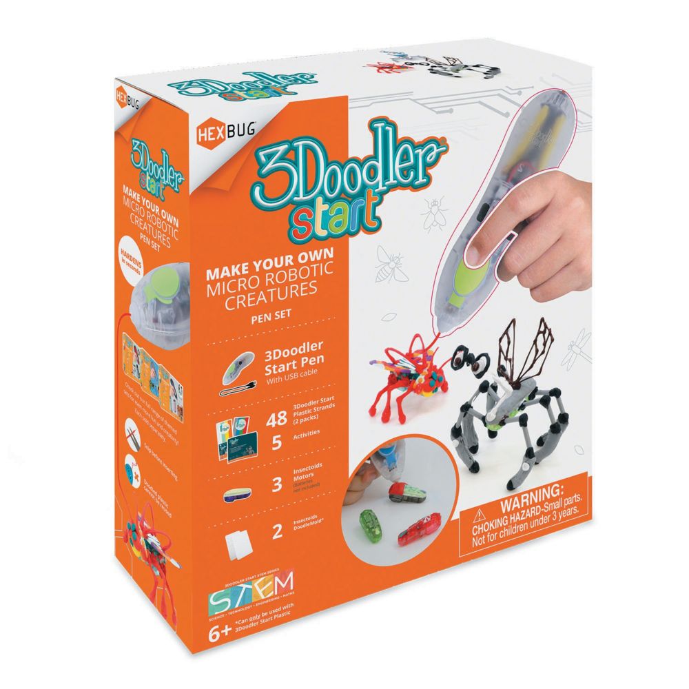 3 Doodler Make Your Own Hex Bug Set