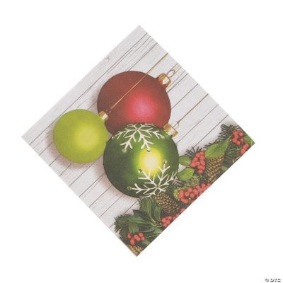 Christmas Ornament Luncheon Napkins