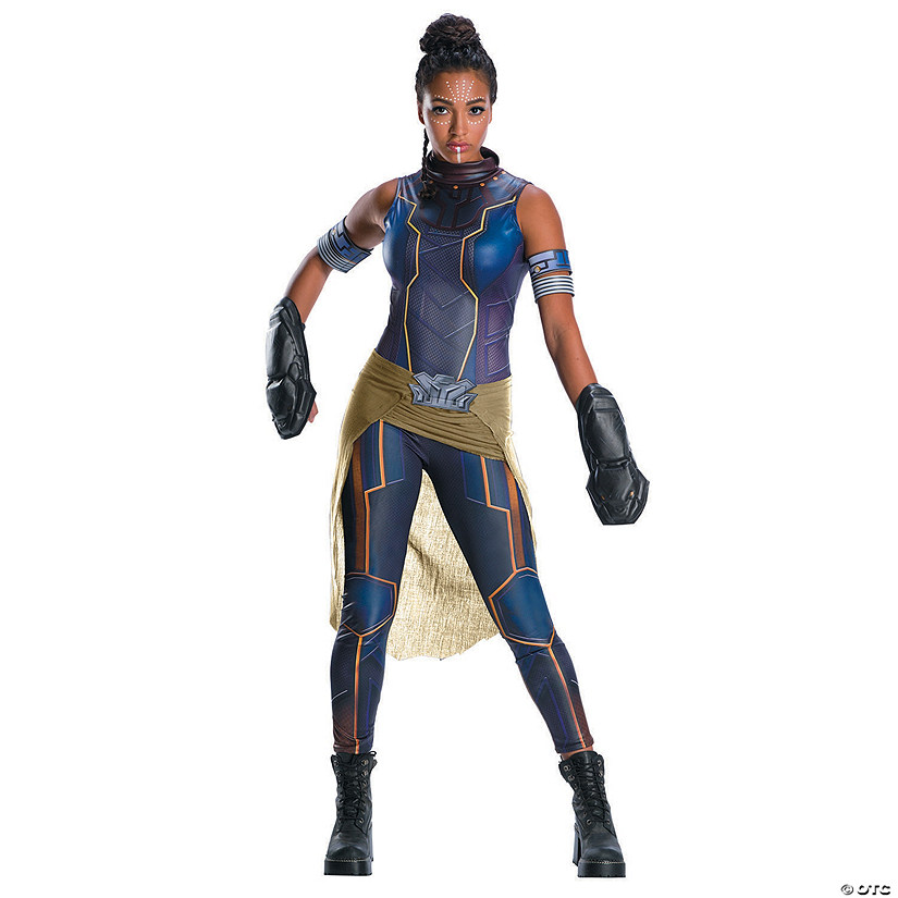 Details about   Womens Deluxe Black Panther Shuri Costume Medium 