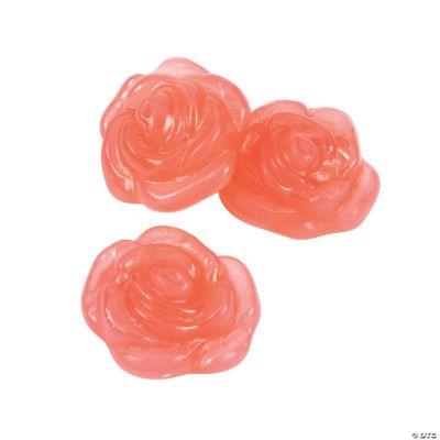 Pink RoseShaped Gummy Candy Oriental Trading