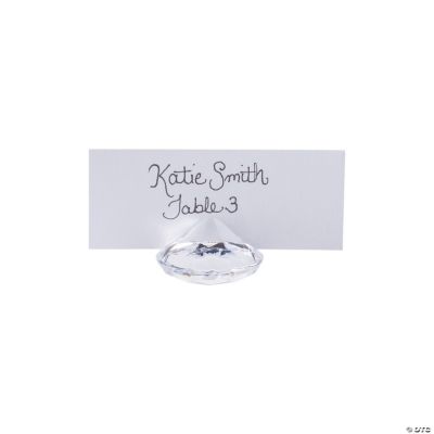 GemShaped Place Card Holders