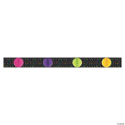3D Confetti Classroom Bulletin Board Borders - Educational - 12 Pieces ...