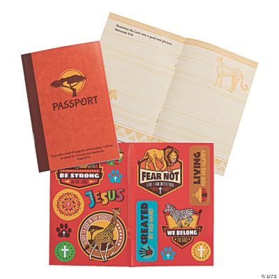 African Safari VBS Passport Sticker Books | Oriental Trading