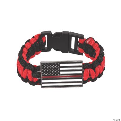 Thin Red Line Paracord Bracelets Oriental Trading
