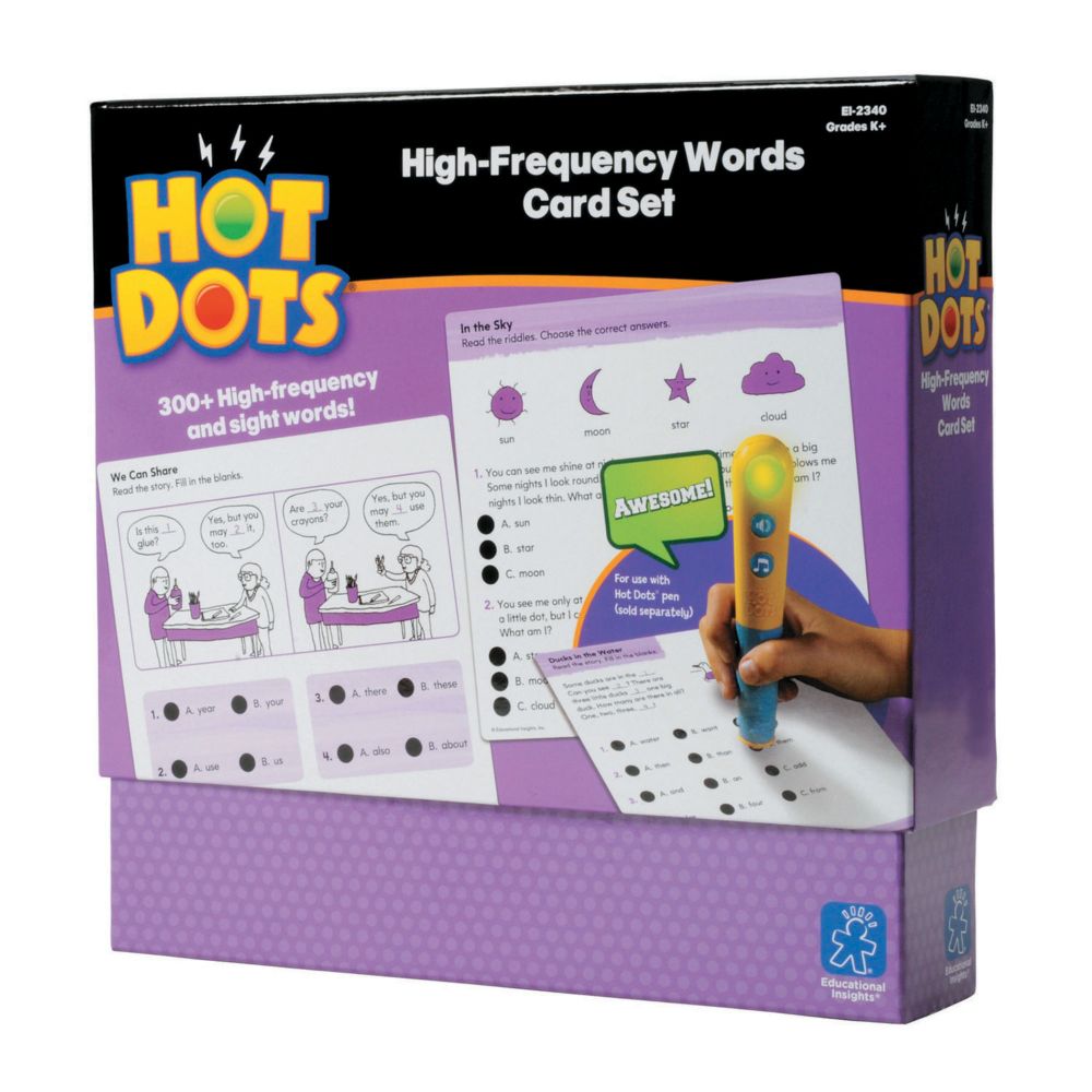 Hot Dots High Frequency Words Set From MindWare