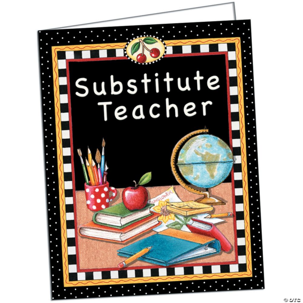 Teacher Created Resources (10 Ea) Substitute Teacher Pocket