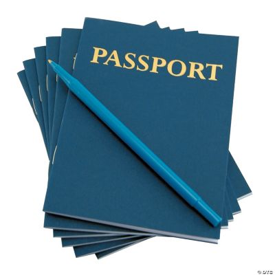 blank passport template children