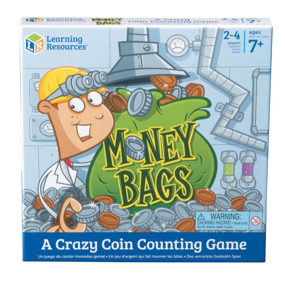 Learning Resources® Money Bags(TM) A Crazy Coin Counting Game Gr 2+ From MindWare