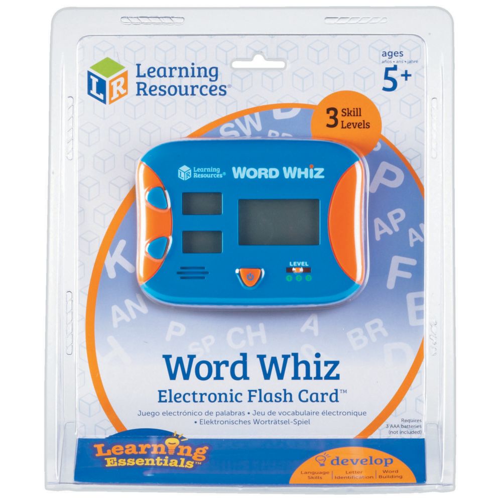 Learning Resources Word Whiz Electronic Flash Card From MindWare