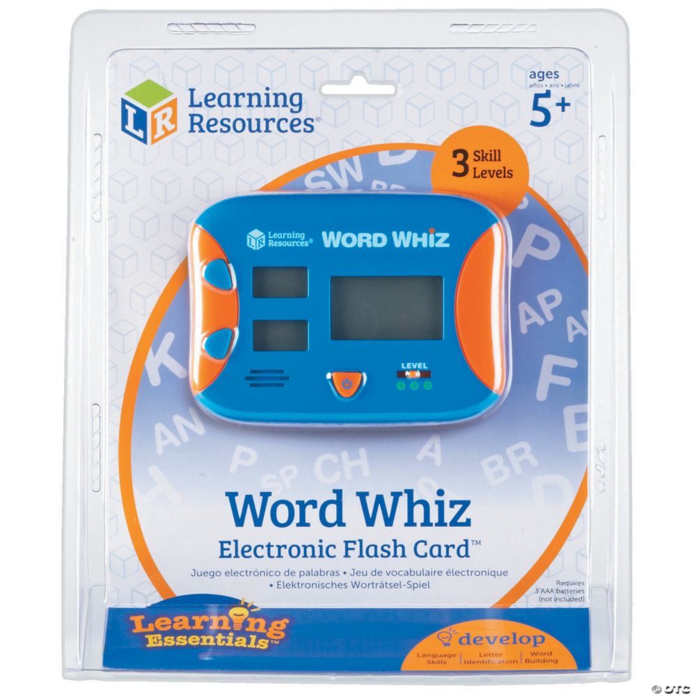 Learning Resources Word Whiz Electronic Flash Card From MindWare