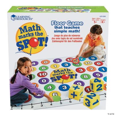 Learning Resources Math Marks The Spot A Math Activity | Oriental Trading