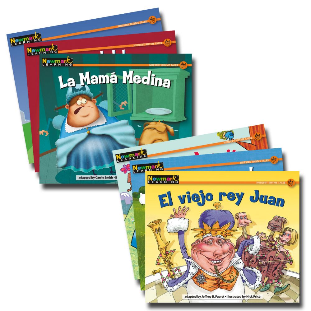 Newmark Learning En Español: Rising Reader Fiction: Nursery Rhyme Tale, Vol 2, Set of 12 From MindWare