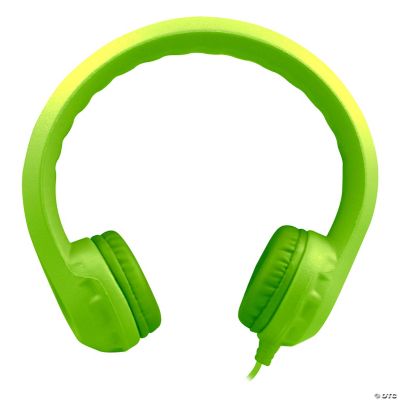 HamiltonBuhl Flex-Phones™ Indestructible Foam Headphones, Green | MindWare
