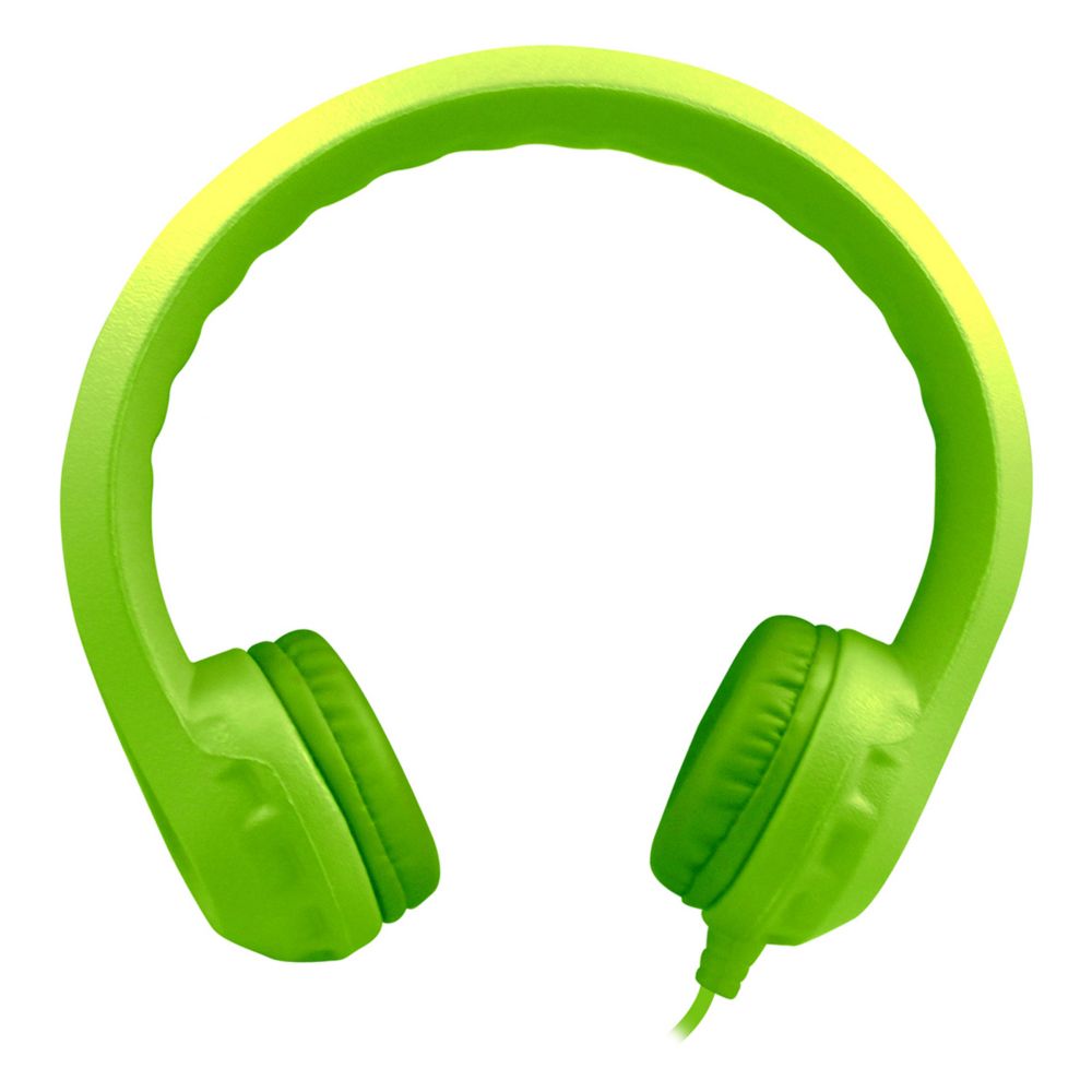 HamiltonBuhl Flex-Phones(TM) Indestructible Foam Headphones, Green From MindWare