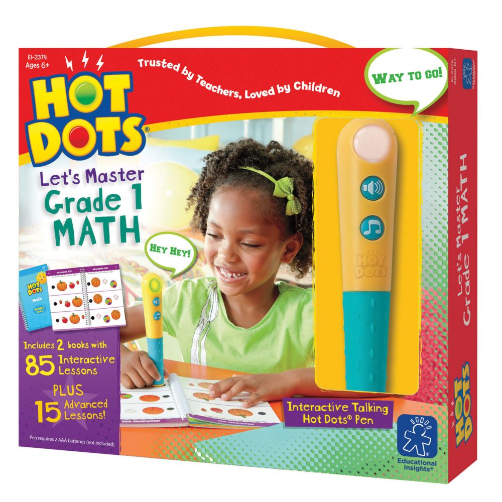 Hot Dots® Jr LetS Master Grade 1 Math From MindWare