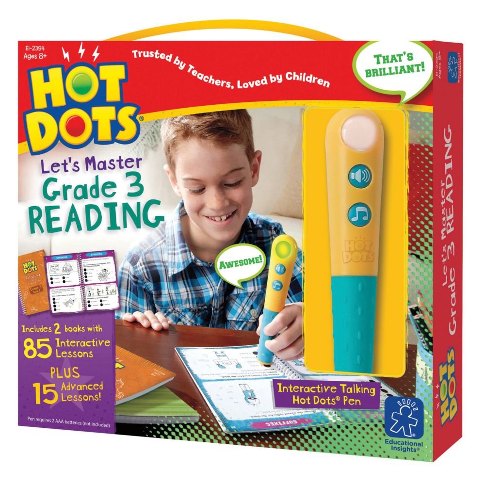 Hot Dots® Jr LetS Master Grade 3 Reading From MindWare