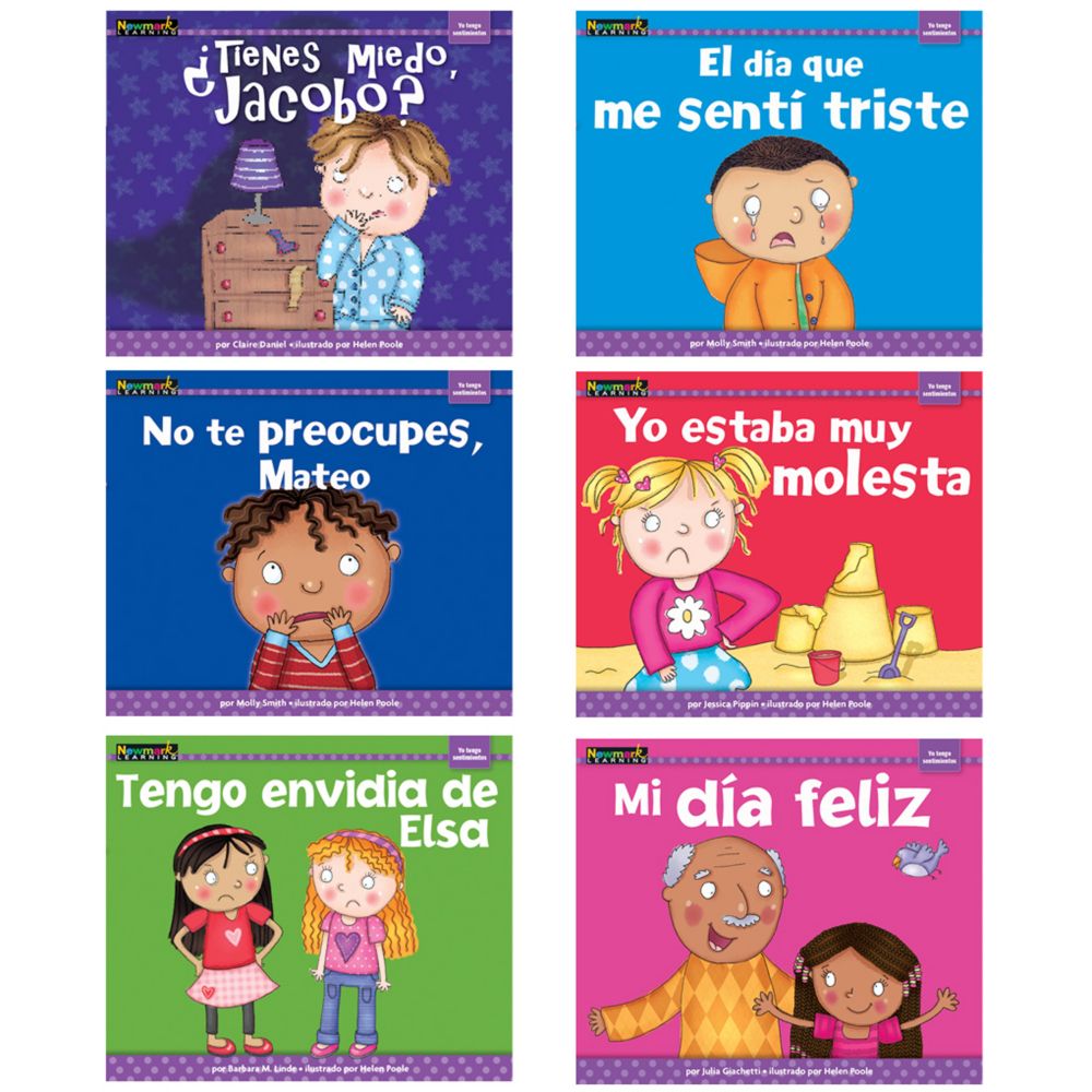 Newmark Learning MySELF Readers: I Have Feelings, Small Book, Spanish, Set of 6 From MindWare