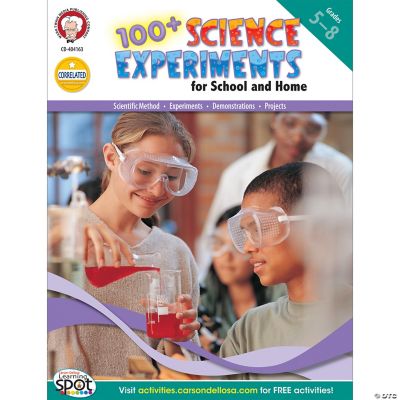 100+ Science Experiments for School and Home Resource Book Oriental