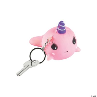 Narwhal Slow-Rising Squishy Keychains - |