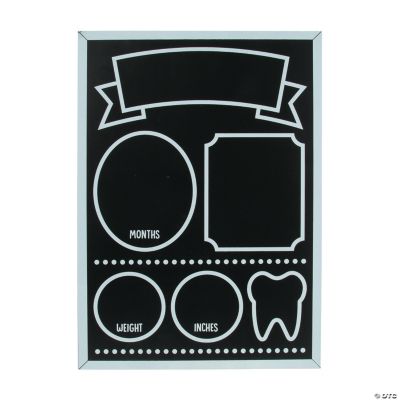 Baby Milestone Chalkboard Sign