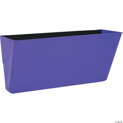 Storex Lettersize Wall Pocket, Purple
