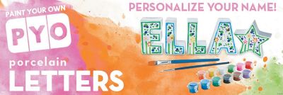 Paint Your Own Porcelain Letters