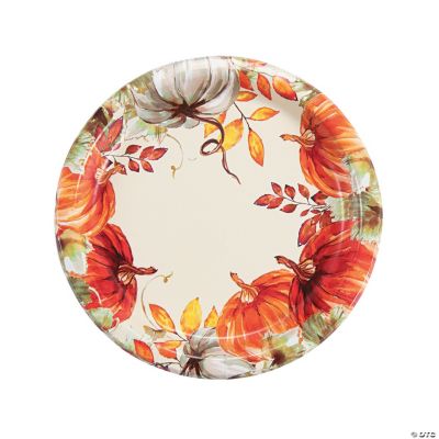 fall paper plates