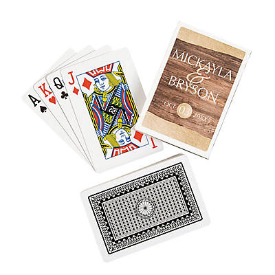 PACK OF PLAYING CARDS WITH A CARD THEME 