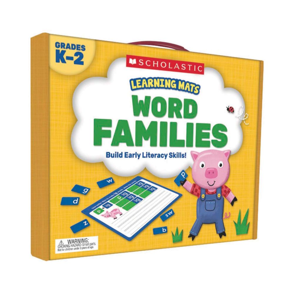 Learning Mats - Word Families From MindWare