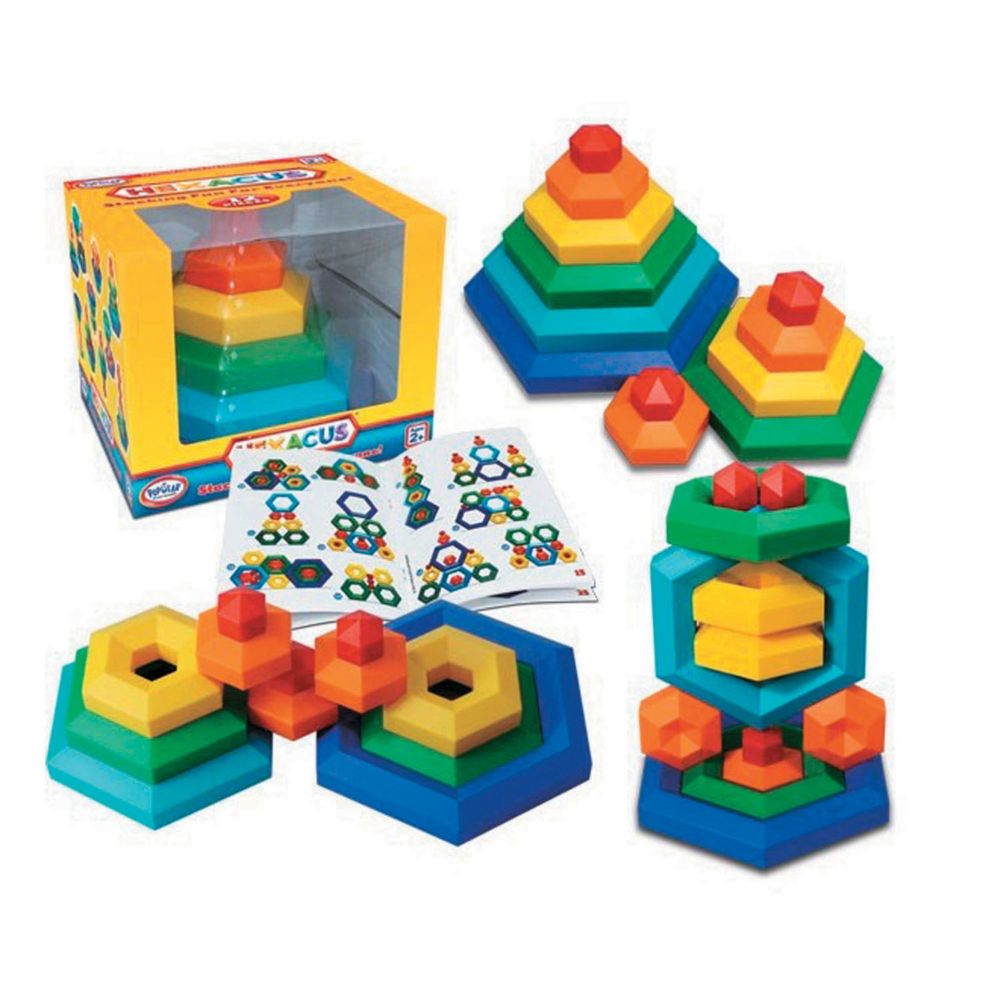 Popular Playthings Hexacus® Stacking Set, 12 pieces From MindWare