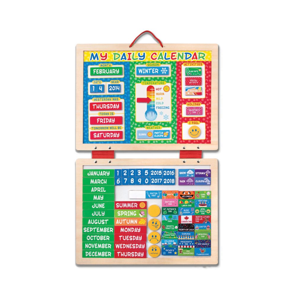 Melissa & Doug My Magnetic Daily Calendar From MindWare