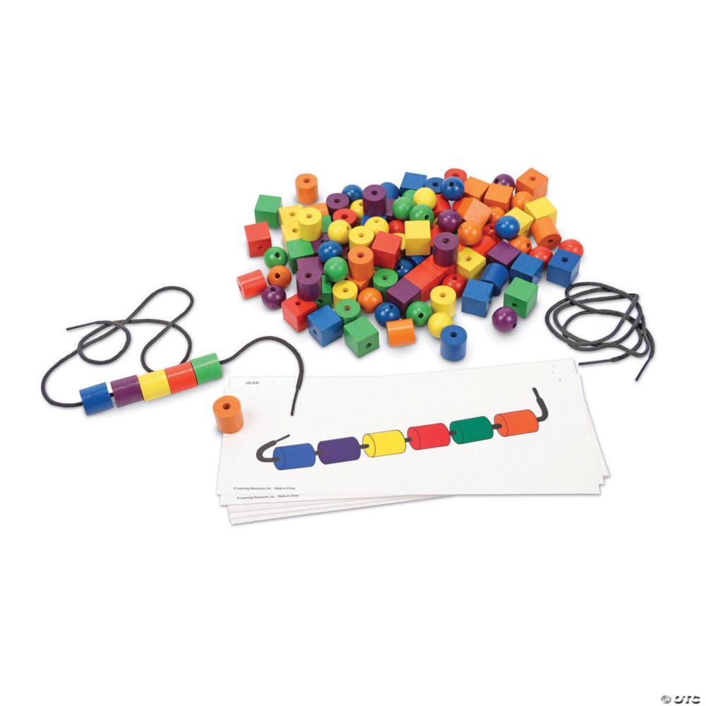 Learning Resources Beads and Pattern Card Set From MindWare