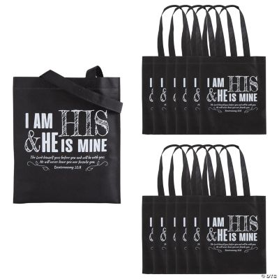 Medium I am His Tote Bags | Oriental Trading