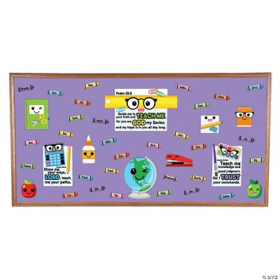 Back to School Religious Bulletin Board Set - Discontinued