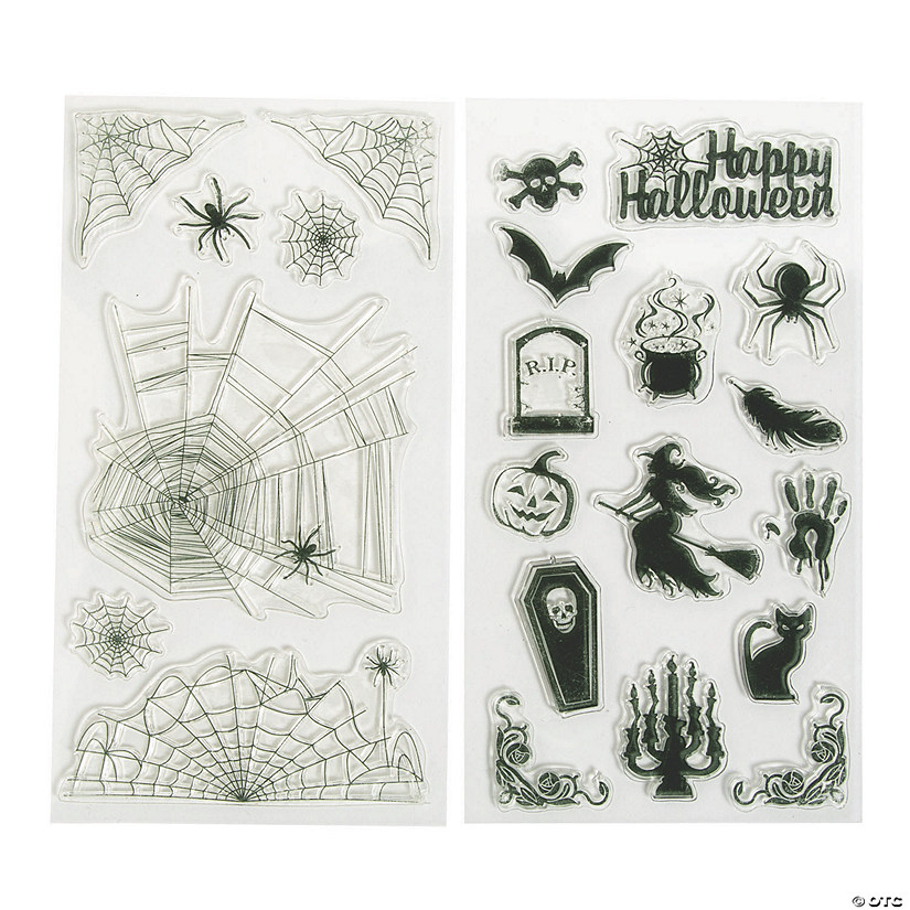 Happy Halloween witch Transparent Silicones Clear Stamps for Scrapbooking AlRSJF 