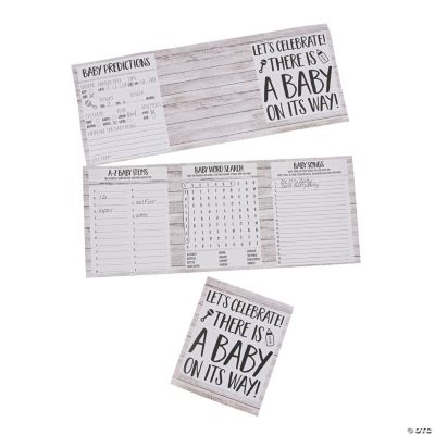 Baby Shower 3 Game Pack For 20 Oriental Trading