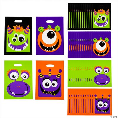 12 1/2" x 17" Bulk 100 Pc. Monster TrickorTreat Bags Oriental Trading