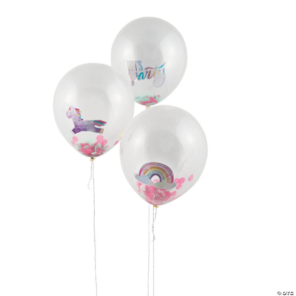 Hooray It's Your Birthday 12" Latex Balloon Kit White