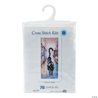 RTO Counted Cross Stitch Kit - Cats In Town II - Discontinued