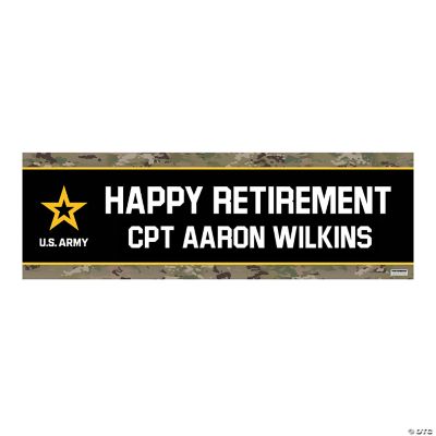 congratulations on your retirement banner