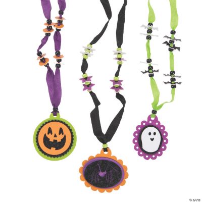 Halloween Fun Necklace Craft Kit Oriental Trading